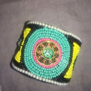 Beaded Cuff Bracelet